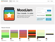 Tablet Screenshot of moodjam.com